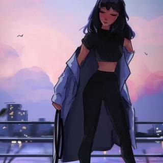  Digital Art Girl Cartoon