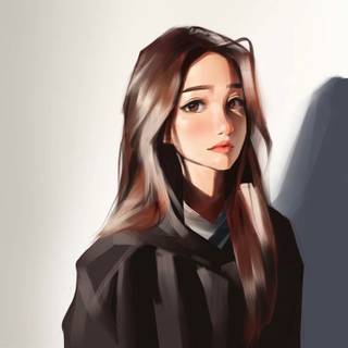  Digital Art Girl Cartoon