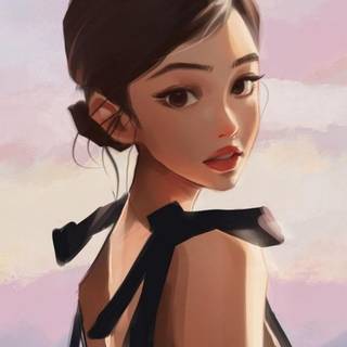  Digital Art Girl Cartoon