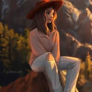  Digital Art Girl Cartoon