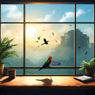 Parrot OS 6 Linux Wallpaper by HistoricaLinux