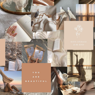 Beige Aesthetic Collage