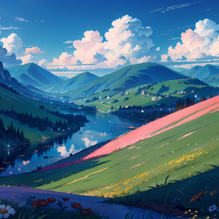 Anime Landscape by Abyss 