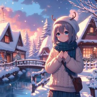 Anime Girl by Mendalj 