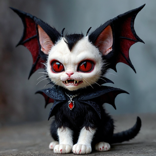 Vampire kitty!