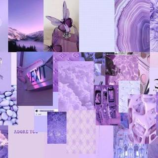 purple is aesthetic and cute.