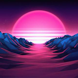 a beautiful view of the sunset