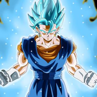 Dragon Ball Super Saiyan Blue 8k 