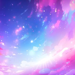 Beautiful Purple And Blue Sky