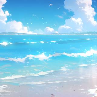 Blue Sea Beach Summer