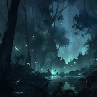 Dark Magical Forest 