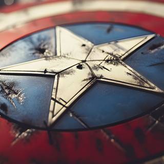 Marvel Broken Captain America Shield