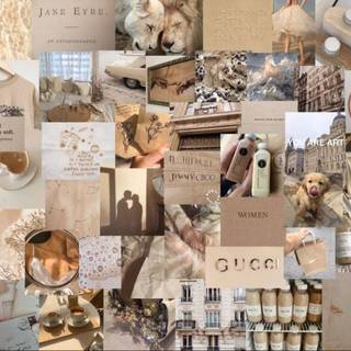 Aesthetic Brown Wallpaper 