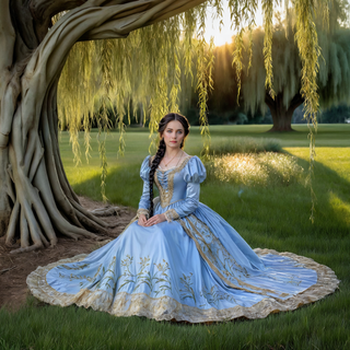 on a beautiful summer day