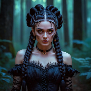 beautiful witch of the woods