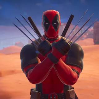 fortnite deadpool X  wolverine