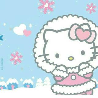 Winter hello kitty pfp
