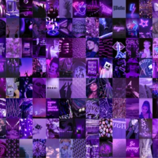 collage purple amazing