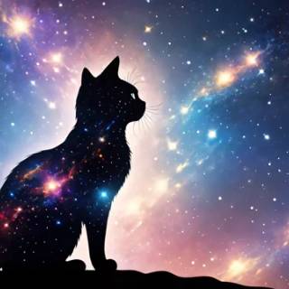 Galaxy Cat Wallpaper