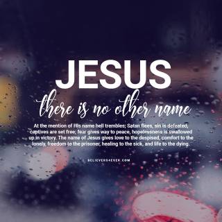Jesus There Is No Other Name Wallpaper