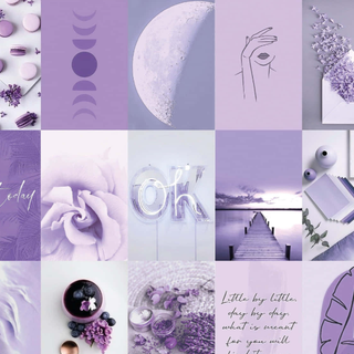 purple collage