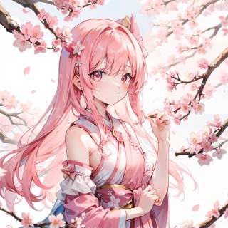 Pink Anime Girl