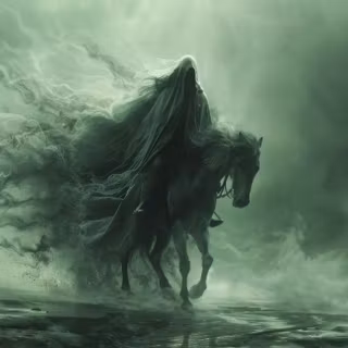 Ghost on a horse