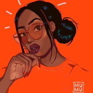 Pretty Black Girl Cartoon 