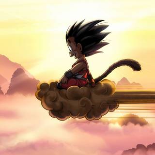 Goku on Flying Nimbus