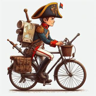 Napolian on the bike