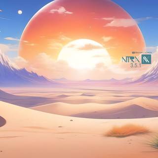 nitruxOs linux post modern landscape