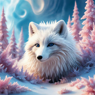beautiful arctic fox