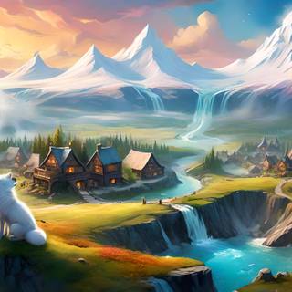 Regata OS 24 Arctic Fox Linux Wallpaper