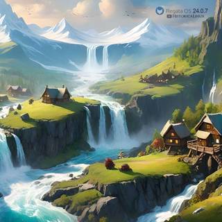 Regata OS 24 Arctic Fox Linux Wallpaper