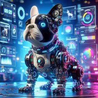  Robotic French Bulldog in Unreal Engine