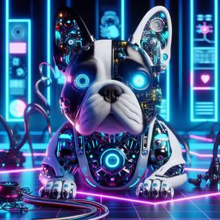  Robotic French Bulldog in Unreal Engine