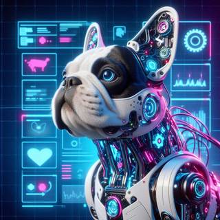  Robotic French Bulldog in Unreal Engine