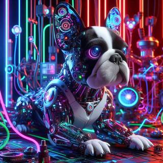  Robotic French Bulldog in Unreal Engine