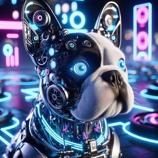 Robotic French Bulldog in Unreal Engine
