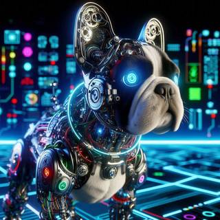  Robotic French Bulldog in Unreal Engine