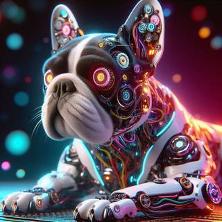  Robotic French Bulldog in Unreal Engine