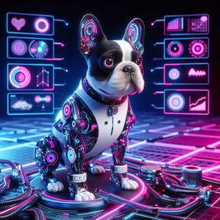  Robotic French Bulldog in Unreal Engine