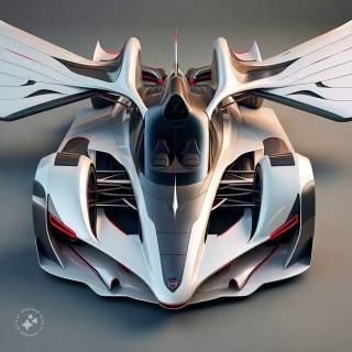 Car Name Sky Hawk Turbo Car model inspired by an Eagle