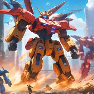 Anime Mecha showdown