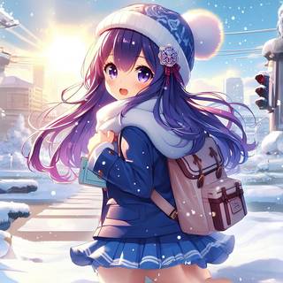 Anime Girl by Mendalj 