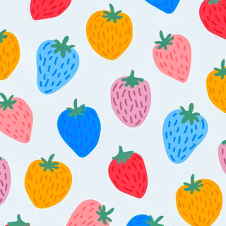 Colorful Strawberry