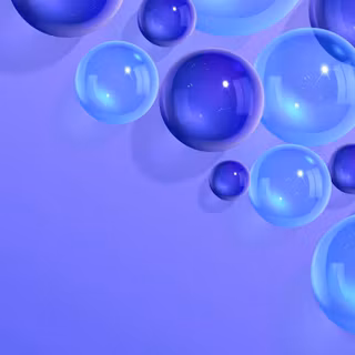Purple and Blue Marbles