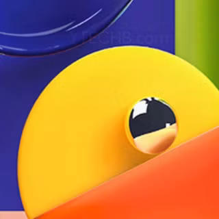 Yellow Blue and Green