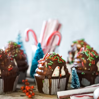 Christmas cupcakes