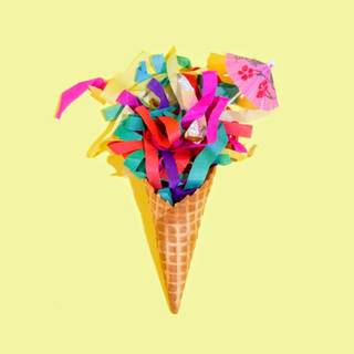 Confetti Ice Cream Cone